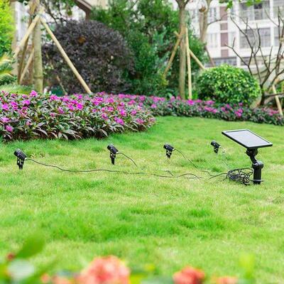 4pcs Practical Ground Spike Lawn Lamp Ground Stakes Useful