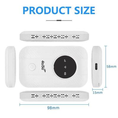 CHCH LTE 4G 5G Modem Router, 300Mbps Hotspot Up to 10