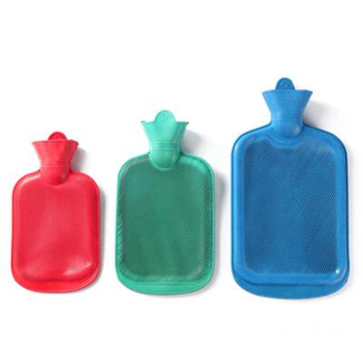 Hot Water Bottle Solid Color Thick PVC Silicone Rubber Hot