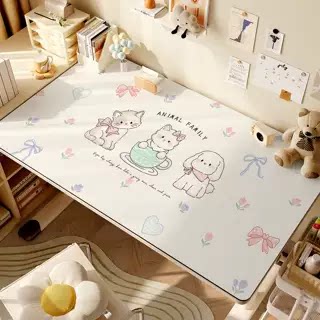 现代简约卡通桌垫书桌防水学生儿童学习桌专用写字台桌面保护垫子