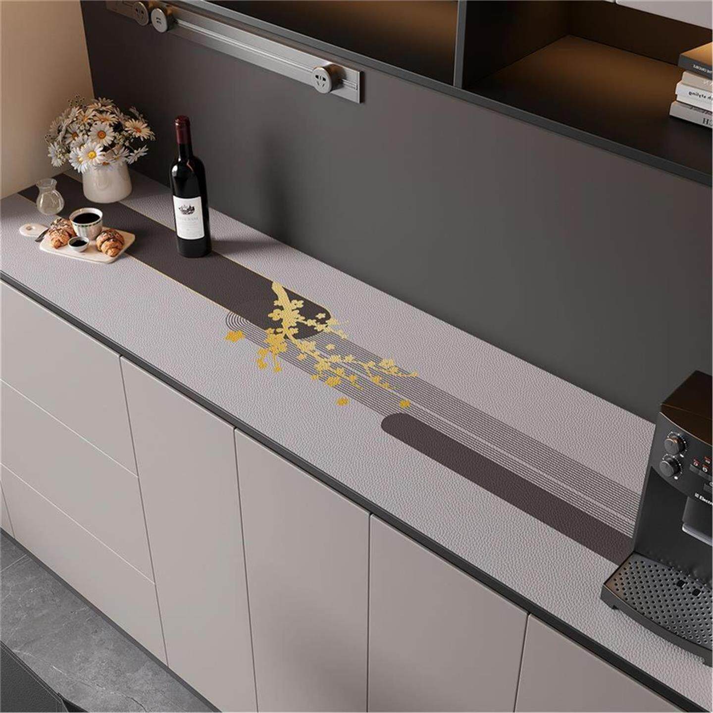 美式电视柜桌垫盖布长条桌布台面保护垫轻奢高级感餐边柜桌面垫子