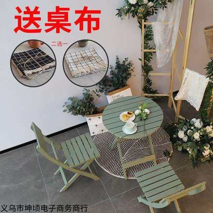 可折叠桌子简易便携式户外小方圆桌吃饭餐桌椅阳台家用摆地摊茶几