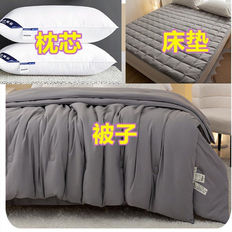 床垫枕芯全套棉被芯夏被春秋被褥套装三件学生单人宿舍被子,机械设备,广播电视传媒设备,淘宝优惠券,粉丝福利购,淘宝优惠卷