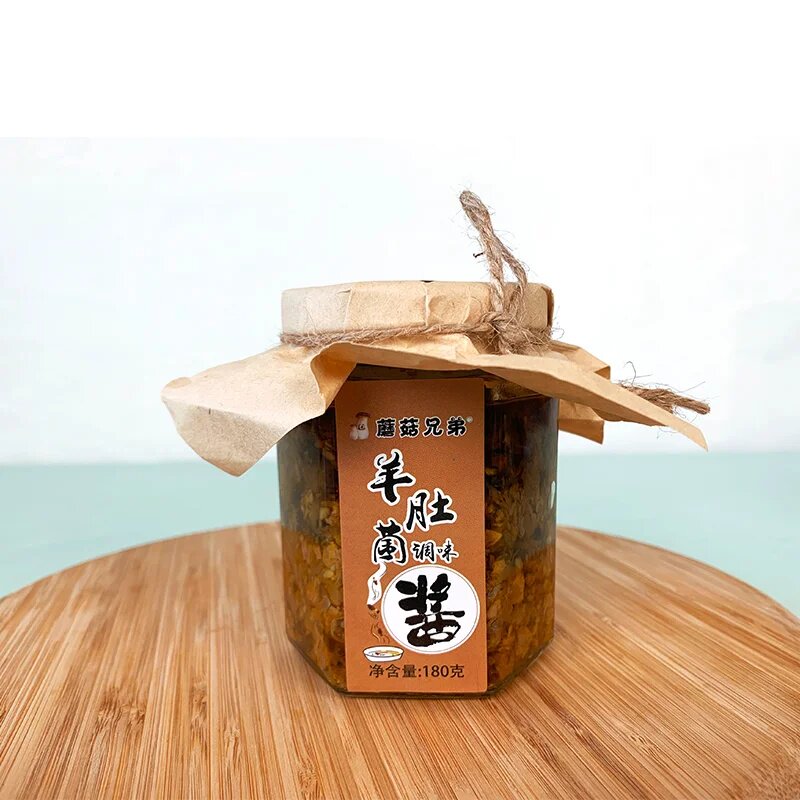 素三宝羊肚菌牛肝菌松茸菌调味酱拌饭酱拌面条蘸馒头凉拌菜调味酱