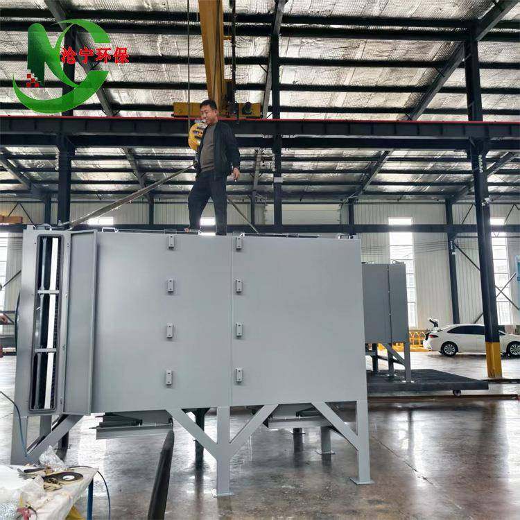 上装下卸活性炭吸附箱二级活性炭环保箱注塑厂等离子活性炭一体机