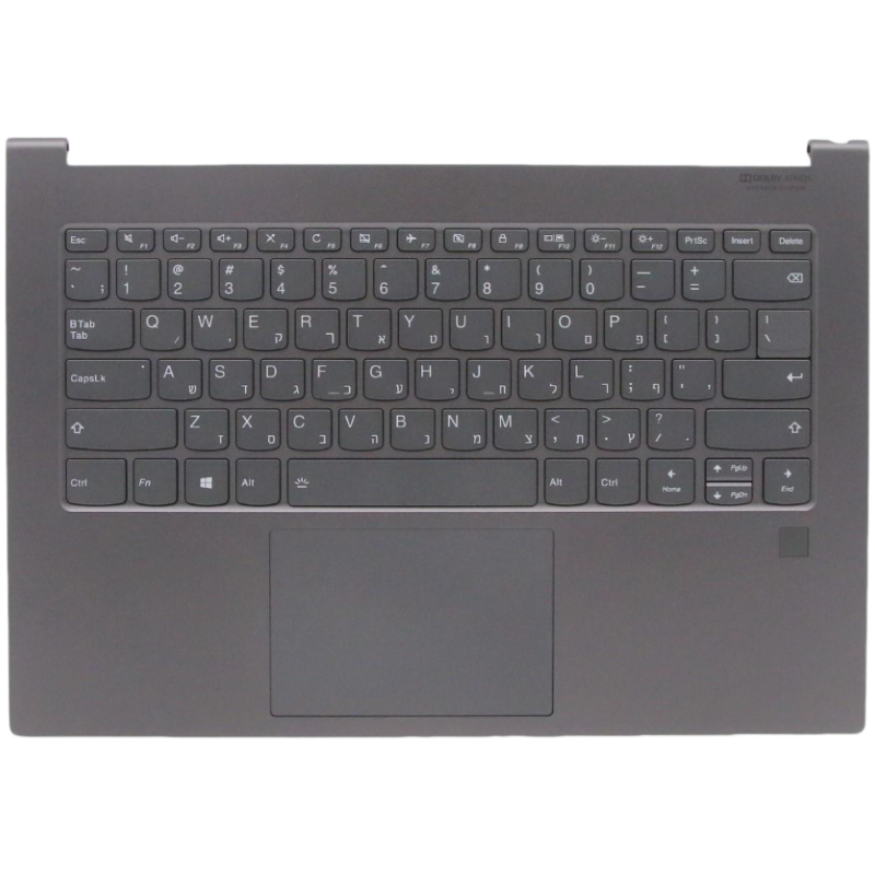 希伯来Hebrew(以色列)键盘 C壳 YOGA C930-13IKB 5CB0S72623