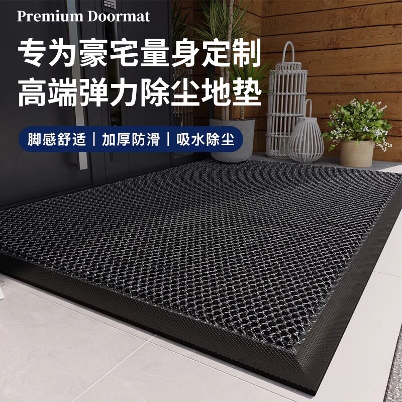 入户门地垫PVC门口进门垫别墅门外室外地毯可擦耐脏免洗防滑脚垫
