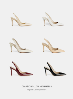 Cihi设计LUXE HEELS定制diy线条/颜色  浅口高跟单鞋系列