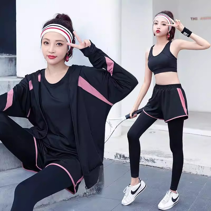 2026新款瑜伽服套装女宽松外套显瘦大码休闲运动健身衣图片