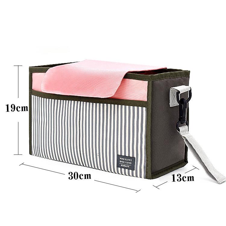 婴儿推车挂包储物袋妈咪整理收纳包韩国外出手推车配件防水挂袋潮