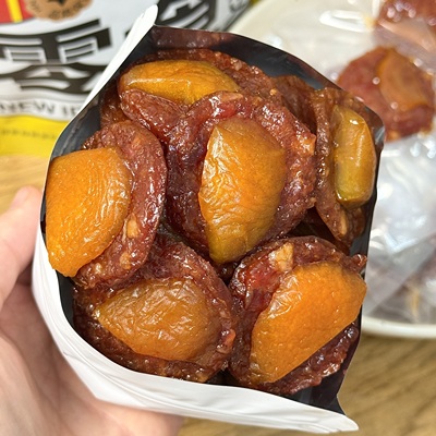 七分乐黄桃炭烤猪肉靖江风味高蛋白肉片即食解馋休闲网红肉干零食