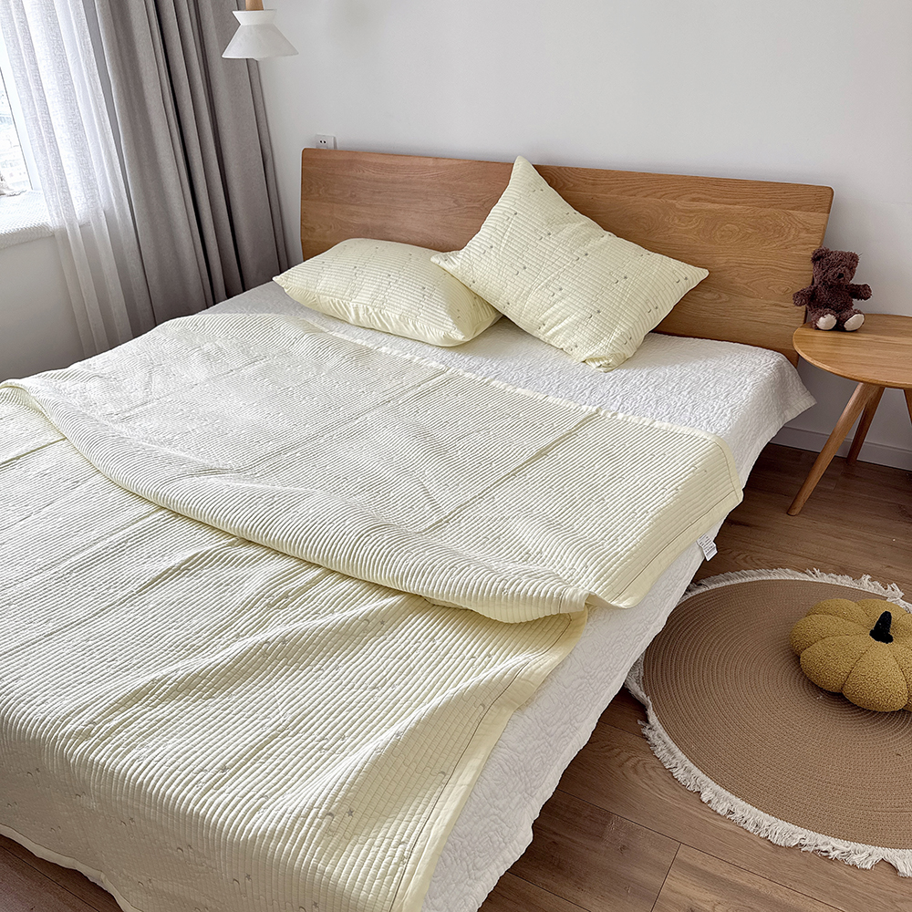 夏季天丝莫代尔床盖三件套