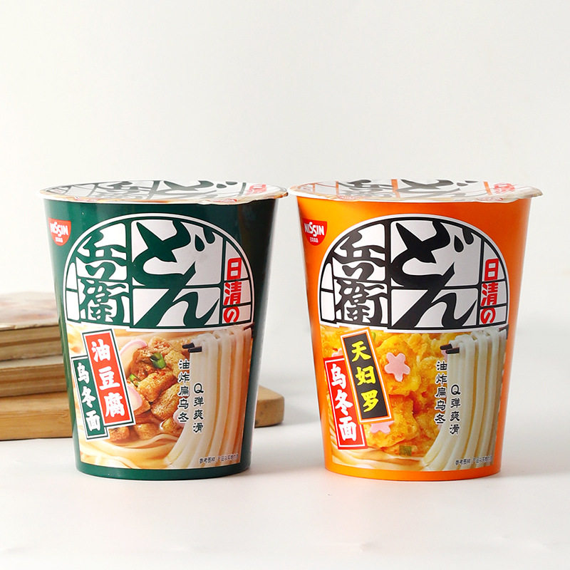 日清咚兵卫天妇罗油豆腐油炸乌冬面杯面日式速食方便面夜宵泡面
