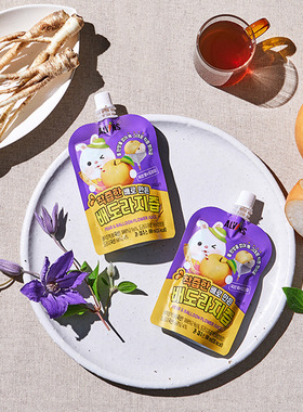 韩国ALVINS爱彬思苹果西梅果汁饮料清润温和饮品便携袋装桔梗梨汁