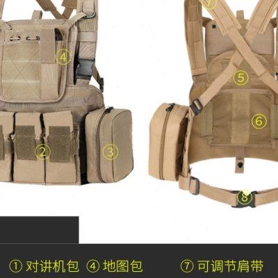 海豹RRV战术背心防弹背衣马甲快拆快反特种兵装备肚兜胸挂CS野战