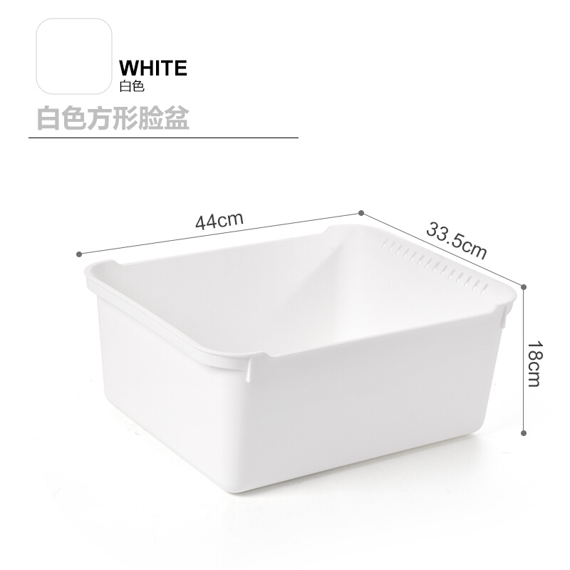 长方形加厚塑料家用洗脸盆洗碗厨房洗菜水槽方型水池洗衣方盆