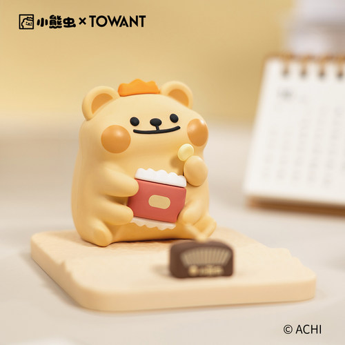 创意床头装饰卡通摆件小熊虫来咯