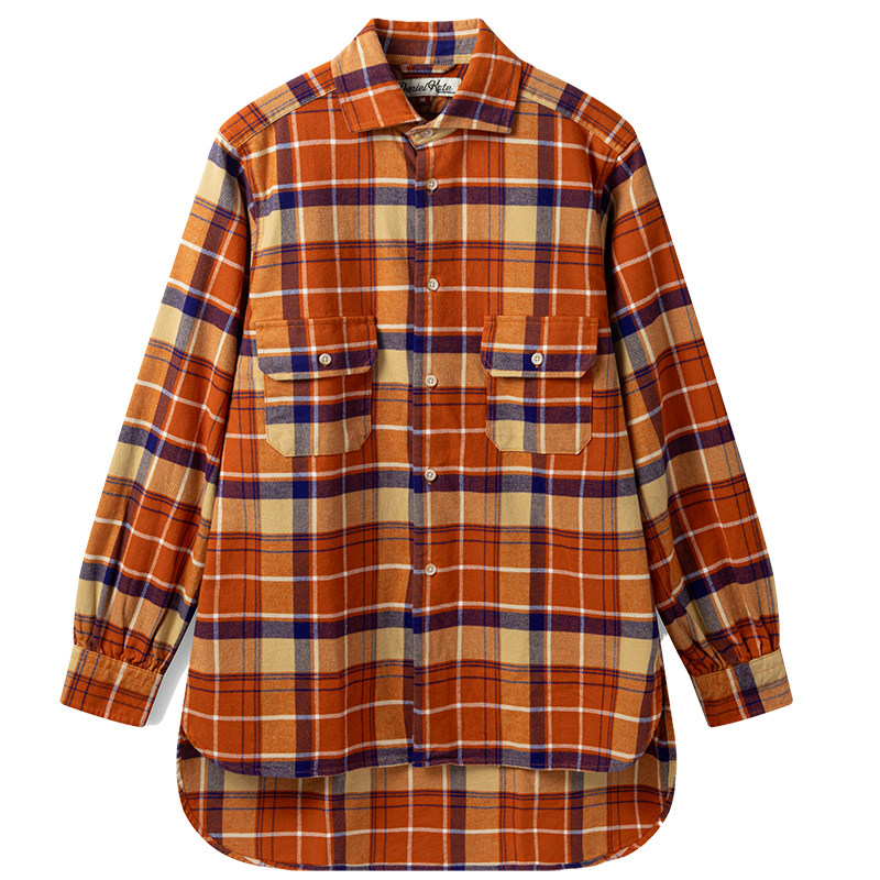 DANIELKATE40年代法兰绒英国陆军格兰达格子衬衫 非Nigel Cabourn