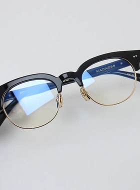 余文乐同款PM26近视眼镜日系眼镜钛鼻托NATIVESONS联名IP真空电镀