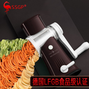 SSGP多功能切菜器家用切丝机滚筒刨丝器土豆切片擦