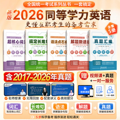 2026同等学力申硕英语必考单词汇