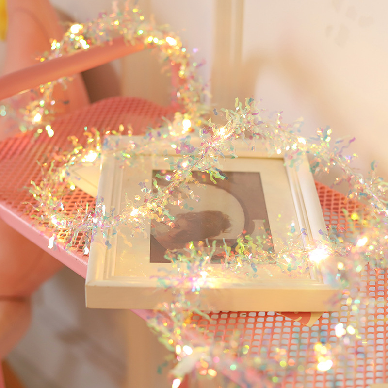 led满天星装饰灯圣诞彩带舞台表演布置表白浪漫氛围挂件灯串彩灯