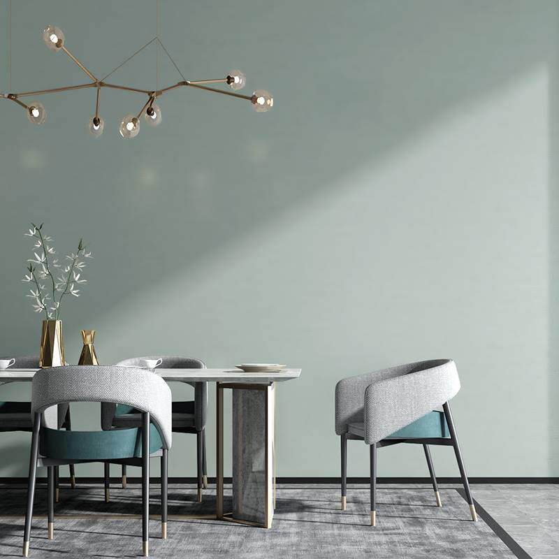 灰绿伦敦雾卧室墙布无缝全屋纯色客厅现代简约素色背景墙壁布轻奢