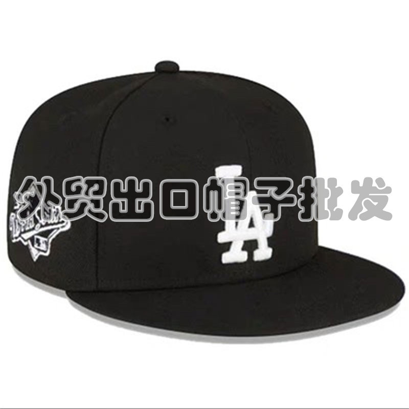thumbnail for Hat Fully Enclosed Non-Adjustable Hip-Hop Street Dance Embroidered Sun Protection Baseball Cap Reverse Wear Size Hat Casual Flat Brim Hat