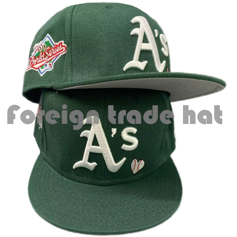 Export Sox Full-Closed Non-Adjustable Hip-Hop Street Dance Embroider Casual Size Baseball Cap Flat Brim Hat