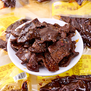 无渔伦比香辣柴火猪肝烟熏风味猪肉类制品散称麻辣卤小包零食小吃