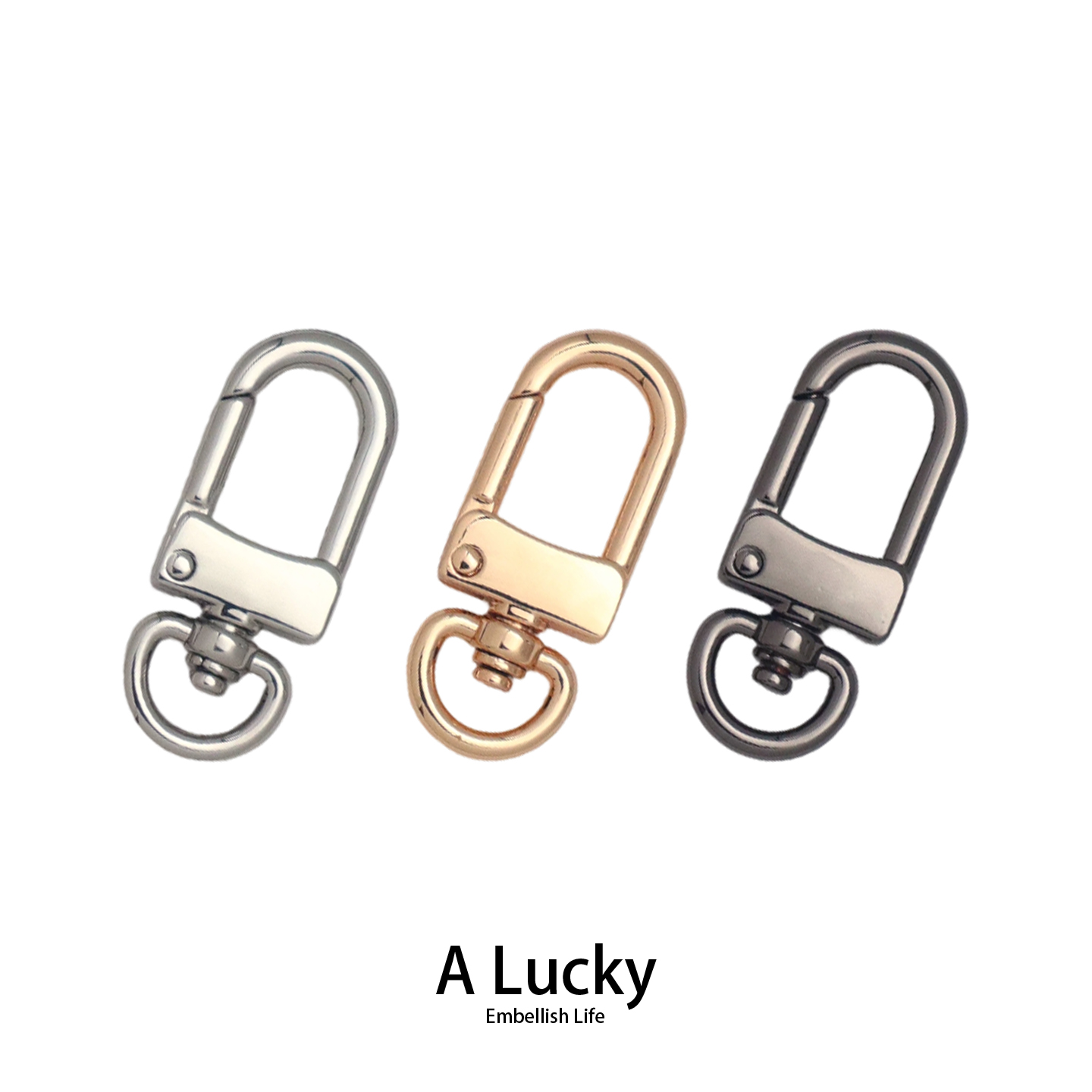 精品加厚书包背包挂扣门型扣玩偶钥匙扣DIY五金配件挂钩自制配件