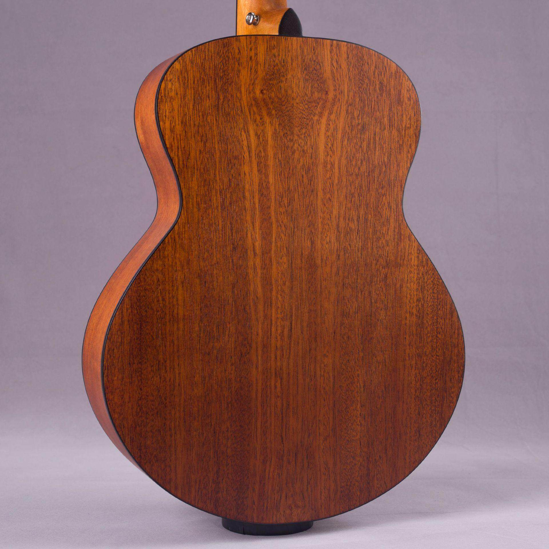 38寸单板民谣吉他 初学者亮光无标guitar 云杉面单沙比利木吉他