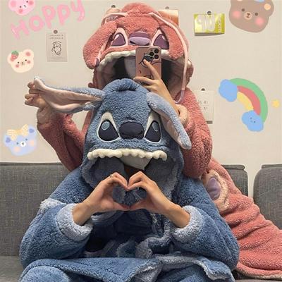 2025新款史迪仔睡衣情侣睡袍