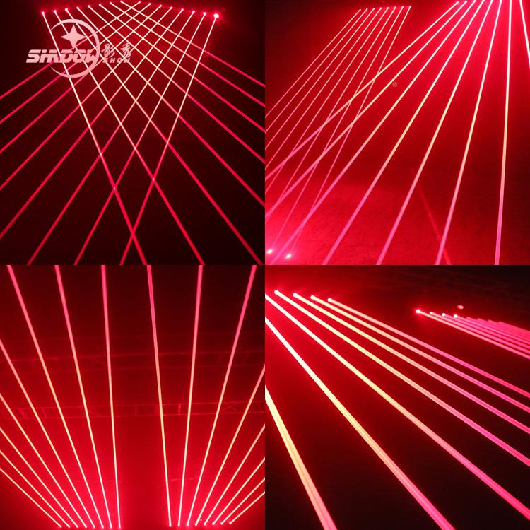 束八眼店激光灯单红舞8头扫描激光镭射灯夜清酒吧点八眼激光阵光