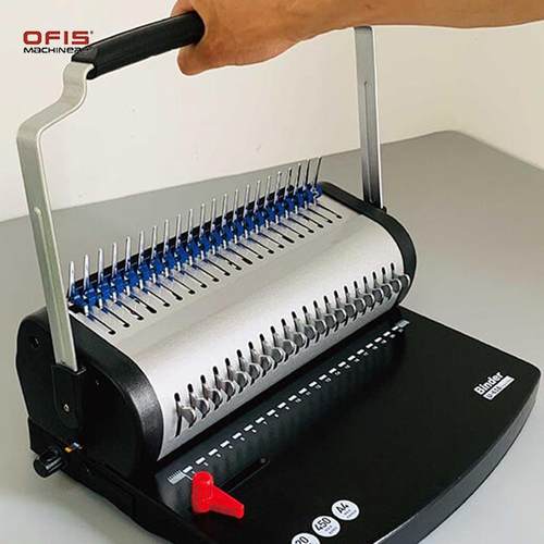 U616胶圈打孔装订手A机4办公文本打装订机孔活页台历U616动打孔装