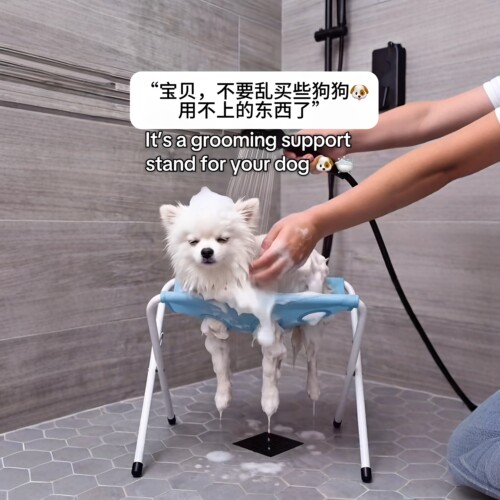 宠物洗澡支架可折叠稳固不晃