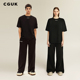 秦岚 王鹤润同款 CGUK 阔腿卫裤 中性休闲百搭情侣款