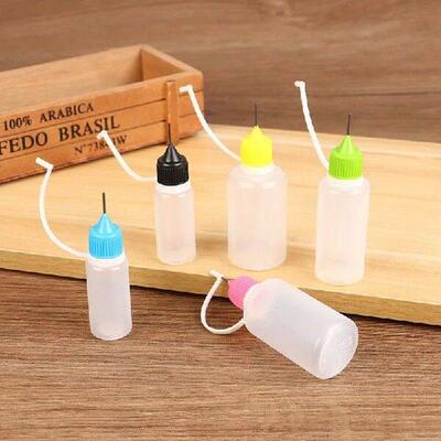 5Pcs 10/20/30ML Refillable Plastic Ceramic Pottery Tools