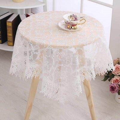 European table cloth white cover cloth lace cover cloth tabl