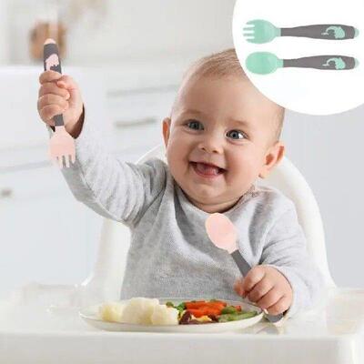 Kids Utensils Forks And Spoons Silicone Silicone
