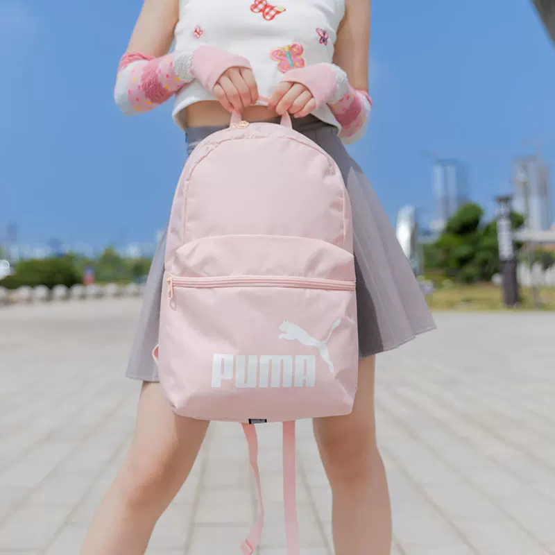 Puma, стильный рюкзак, вместительная спортивная сумка с вышивкой