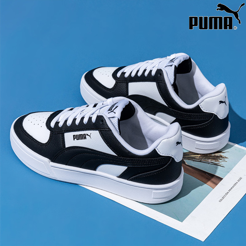 PUMA彪马复古低帮黑白拼接板鞋