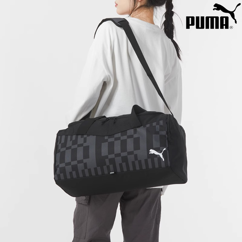 PUMA彪马黑色大容量旅行健身包