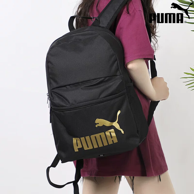 Puma, стильный рюкзак, вместительная спортивная сумка с вышивкой
