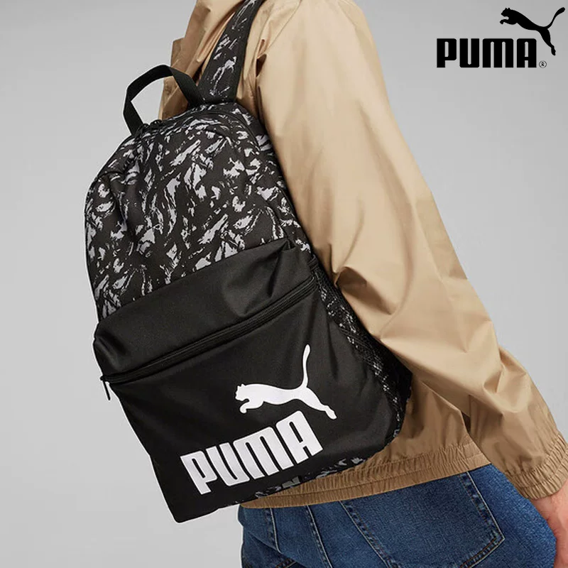 Puma, стильный рюкзак, вместительная спортивная сумка с вышивкой