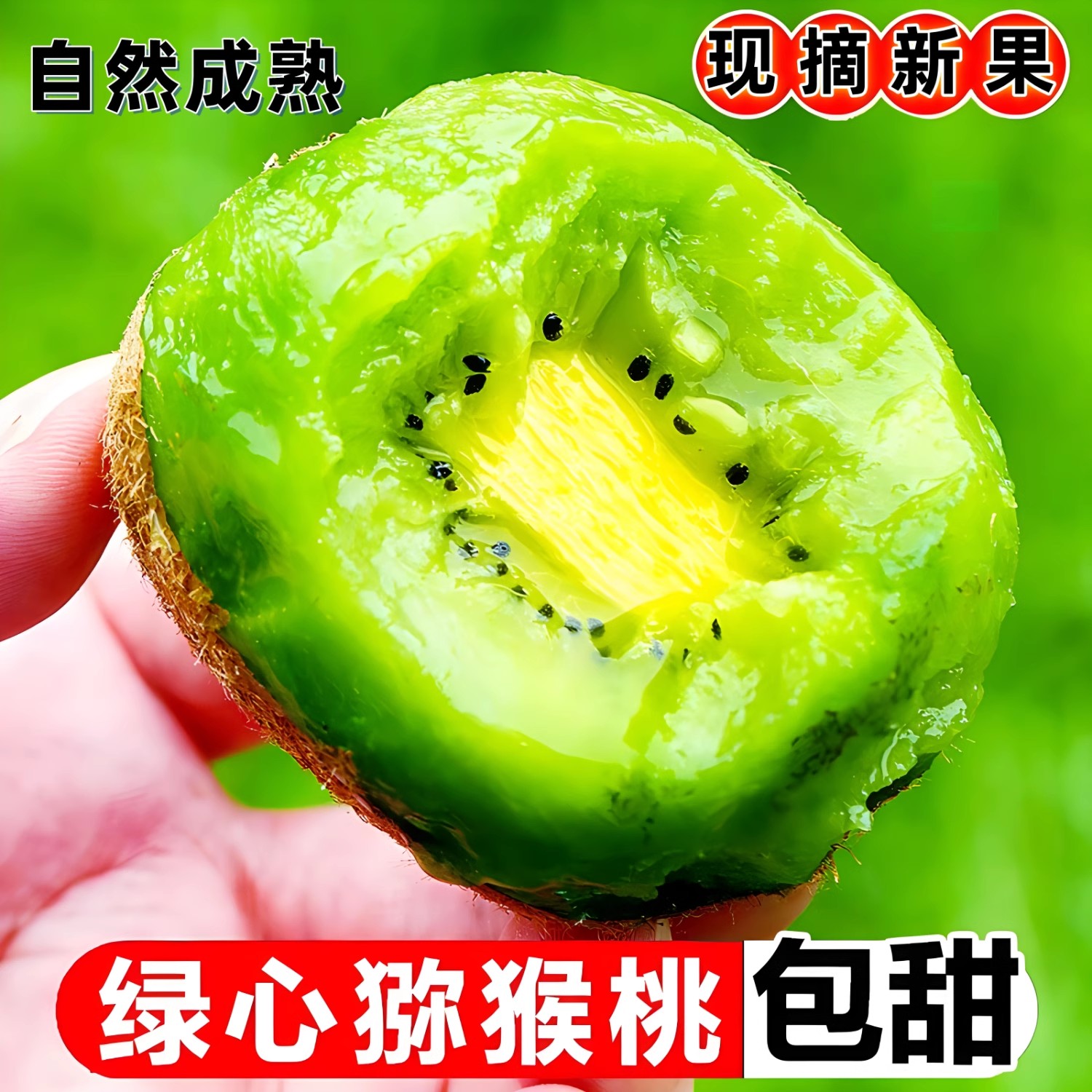 5斤裝超大果【簽到】綠心獼猴桃新鮮奇異果