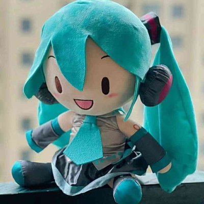 现货同款初音fufu玩偶抱枕经典款雪未来毛绒玩具公仔摆件生日礼物