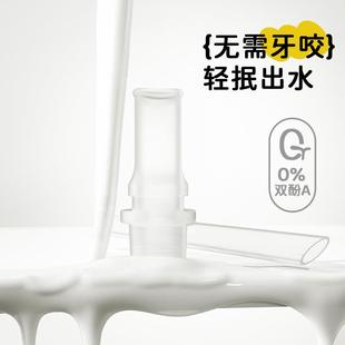 尼维森吸管学饮杯宝宝高颜值儿童水杯6个月喝水喝牛奶重力球 NEVS