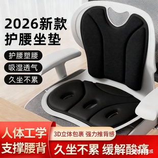 护腰坐垫坐姿椅人体工学办公室学习椅垫腰靠背垫背靠座椅久坐不累