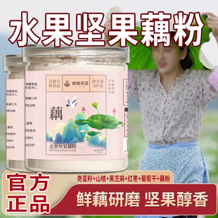 【邮政推荐水果坚果藕粉官方正品早餐营养代餐乡愁同款老莲藕粉羹